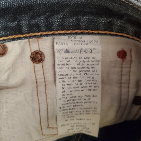 45R Dark Indigo Jeans – Premium Vintage Made in Japan - Picture 9 of 9